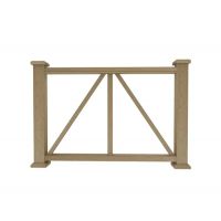 Ограждение из ДПК Е1 натуральный