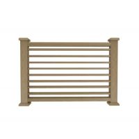 Ограждение из ДПК П1 натуральный