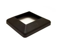 Крышка нижняя ПВХ для столба 100х100 Графит