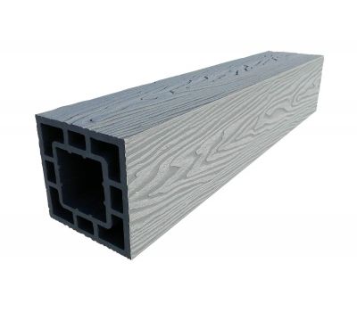Столб опорный ДПК 125×125 Серый от производителя  Deckart (Россия) по цене 2 338 р