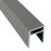 П-профиль алюминиевый 35x25 Серый