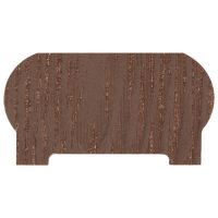 Заглушка торцевая для перил ДПК 95х50 Шоколад