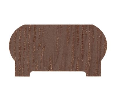 Заглушка торцевая для перил ДПК 95х50 Шоколад от производителя  Faynag по цене 385 р