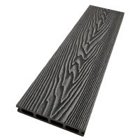 Террасная доска Double 3D Антрацит Террасная доска Double 3D Антрацит