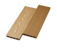 Террасная доска ДПК двусторонняя New 3D тиснение + вельвет Орех Террасная доска ДПК двусторонняя New 3D тиснение + вельвет Орех