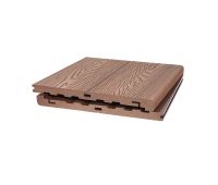 Ступени из ДПК МАССИВ 3Д WOOD Светло-коричневый