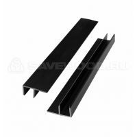 F-профиль ДПК Чёрный F-профиль ДПК Чёрный