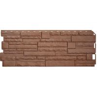 Фасадные панели Скалистый камень ЭКО Терракотовый Фасадные панели Скалистый камень ЭКО Терракотовый