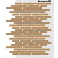 Фасадная система Ригель 150х39/250х39/350х39 мм (Однотонный на армирующей сетке) Код цвета. 102