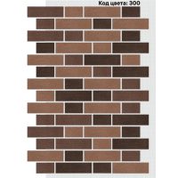 Фасадная система АМК Тычок 250х73/125x73 мм (Микс на армирующей сетке) Код цвета: 300