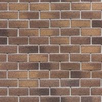 Плитка Фасадная битумная, HAUBERK кирпич Бельгийский (2 кв. м)