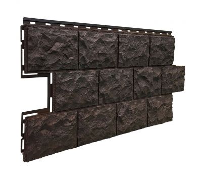 ФАСАДНЫЕ ПАНЕЛИ Доломит Тёмно коричневый от производителя  Fineber по цене 560 р