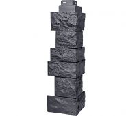 Угол наружный коллекция Дикий камень Асфальт