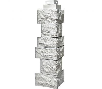 Угол наружный коллекция Дикий камень Мелованный белый от производителя Fineber по цене 590 р Угол наружный коллекция Дикий камень Мелованный белый от производителя Fineber по цене 590 р