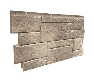 Фасадные панели (цокольный сайдинг) коллекция Камень Природный - Песочный от производителя Fineber по цене 740 р Фасадные панели (цокольный сайдинг) коллекция Камень Природный - Песочный от производителя Fineber по цене 740 р