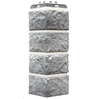 Угол наружный Колотый Камень Элит Гранит (белый шов) Угол наружный Колотый Камень Элит Гранит (белый шов)