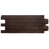 Фасадные панели Стандарт состаренный кирпич Шоколадный (Коричневый) Фасадные панели Стандарт состаренный кирпич Шоколадный (Коричневый)