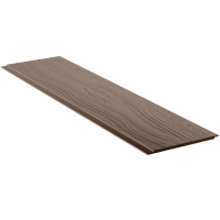 Фиброцементный сайдинг Клик матовый 190х3000х8мм КР 47 Молочный шоколад