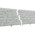 Фасадная панель Стоун Хаус Кварцит - Светло-Серый от производителя  Ю-Пласт по цене 360 р