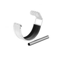 Соединитель желоба с резиновым уплотнителем RAL 9003 Белый 125/90