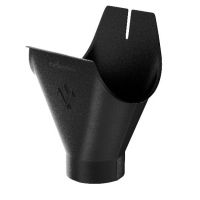 Воронка желоба RAL 9005 Чёрный 125/90 Воронка желоба RAL 9005 Чёрный 125/90